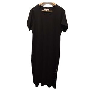 MICHAEL Michael Kors Black Women's 0X Midi Dress